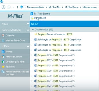 Atualizando documentos e arquivos com os templates do M-Files